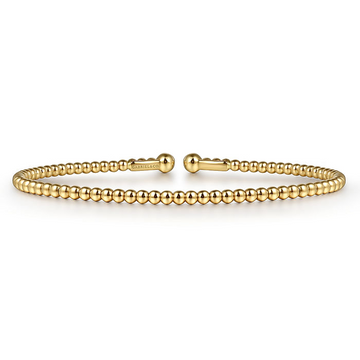 Yellow Gold Bujukan Open Bangle